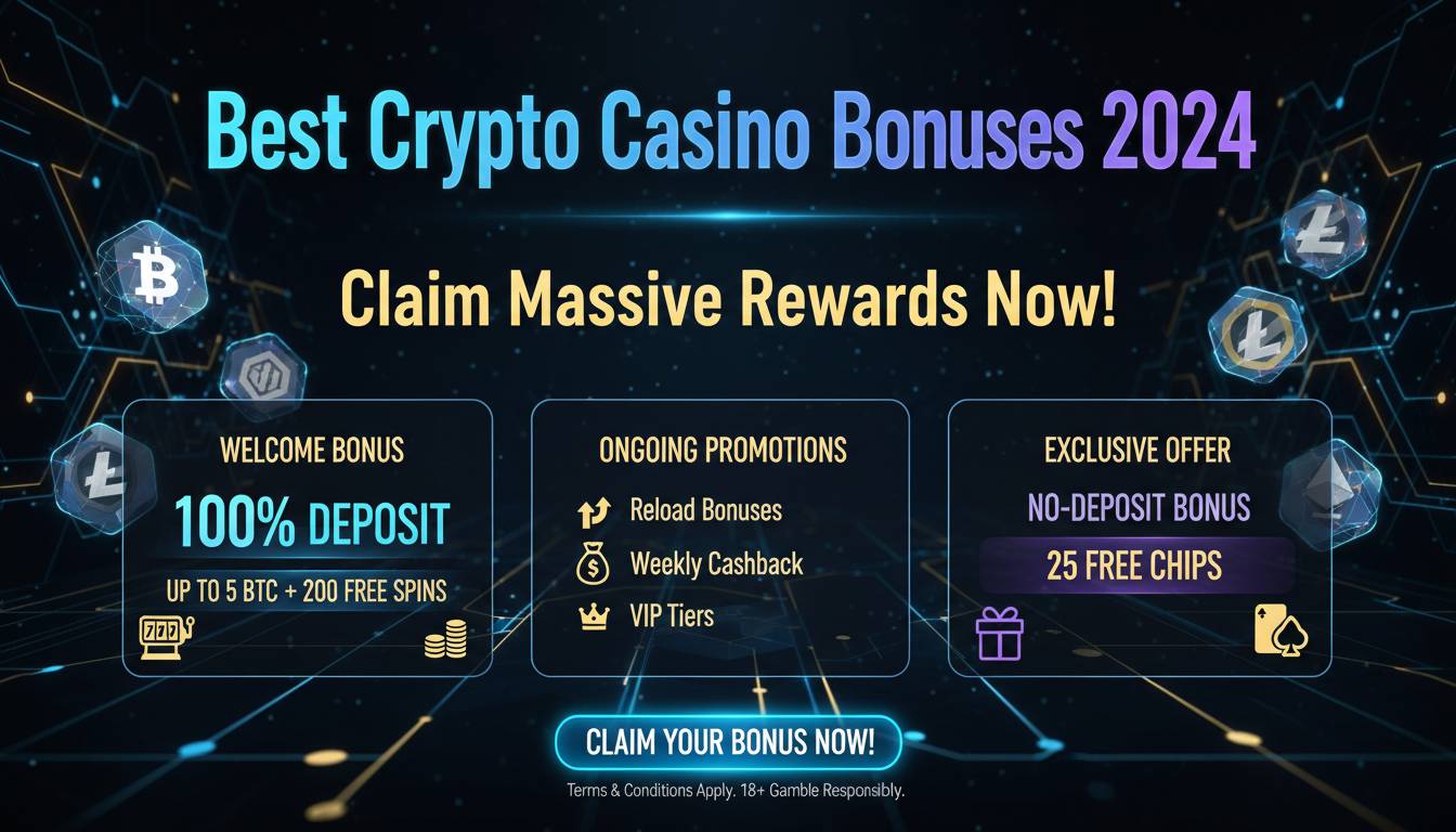 Best Crypto Casino Bonuses 2024 – Claim Massive Rewards Now