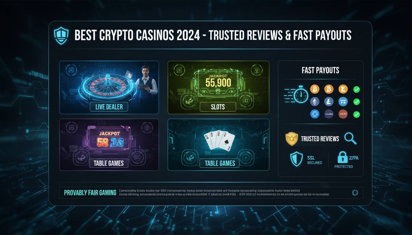 Best Crypto Casinos 2024 – Trusted Reviews & Fast Payouts