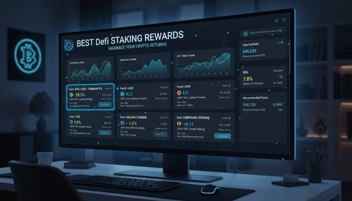 Best DeFi Staking Rewards: Maximize Your Crypto Returns