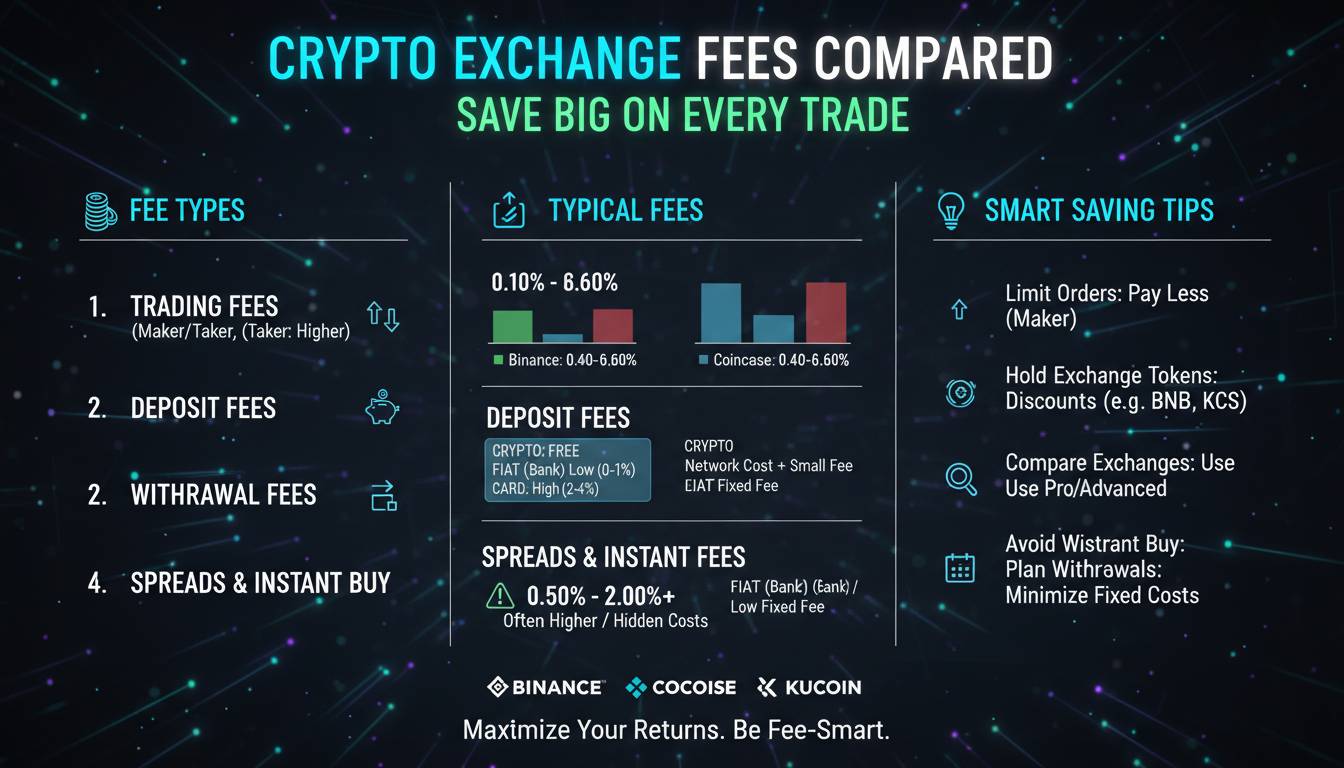 Crypto Exchange Fees Compared: Save Big on Every Trade