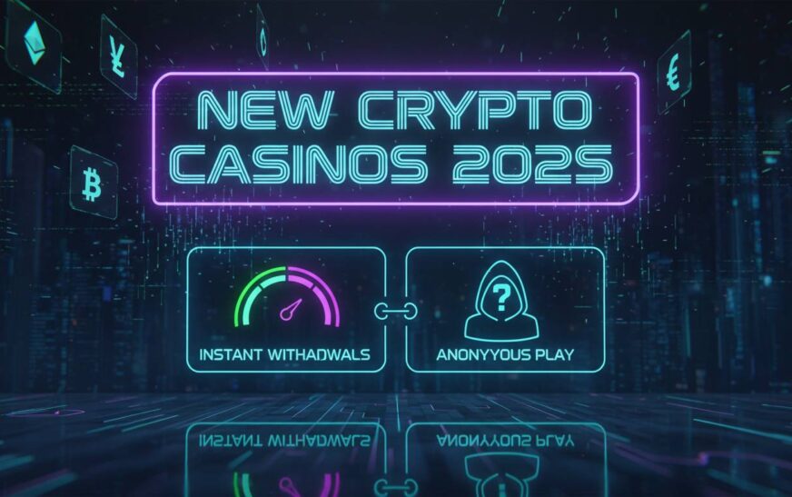 New Crypto Casinos 2025 – Instant Withdrawals & Anonymous Play