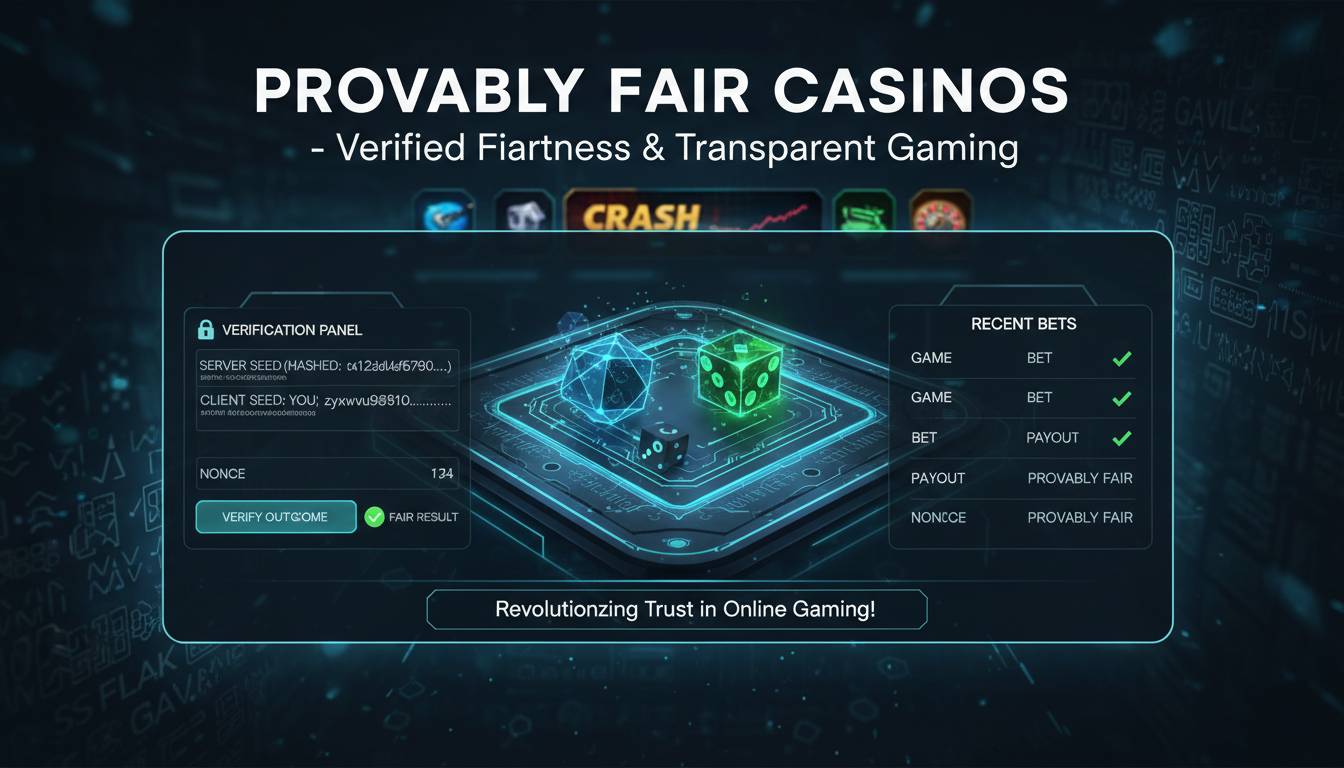 Provably Fair Casinos – Verified Fairness & Transparent Gaming